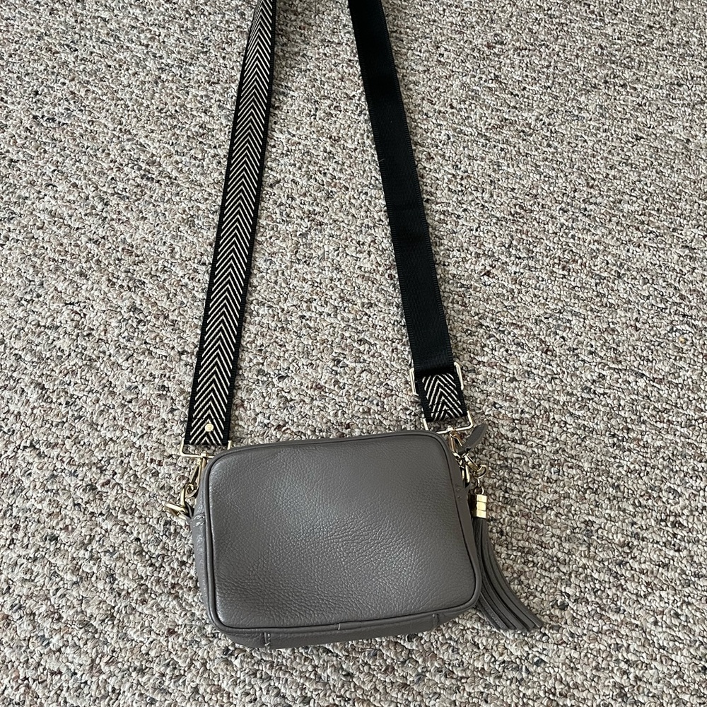 Elie Beaumont Bag from London, Grey Crossbody